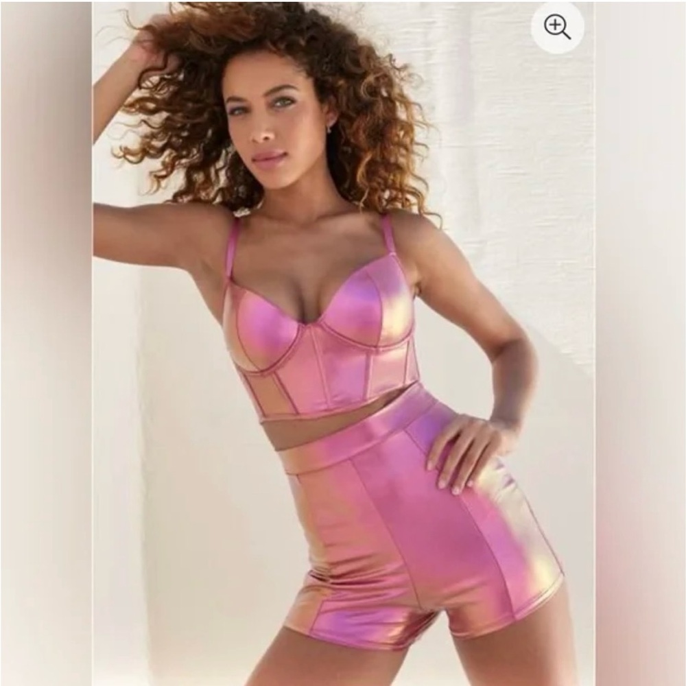Venus Shimmering Pink Two-Piece Set